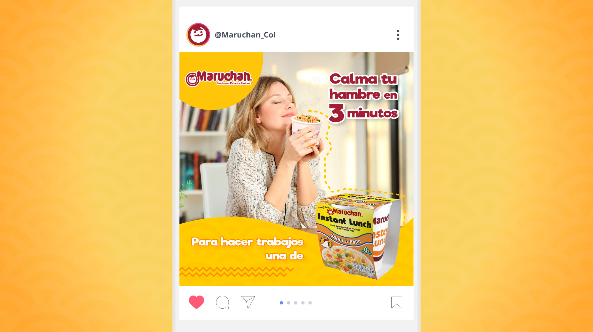 Portafolio Cosmonauta Creativo - Maruchan Redes Sociales