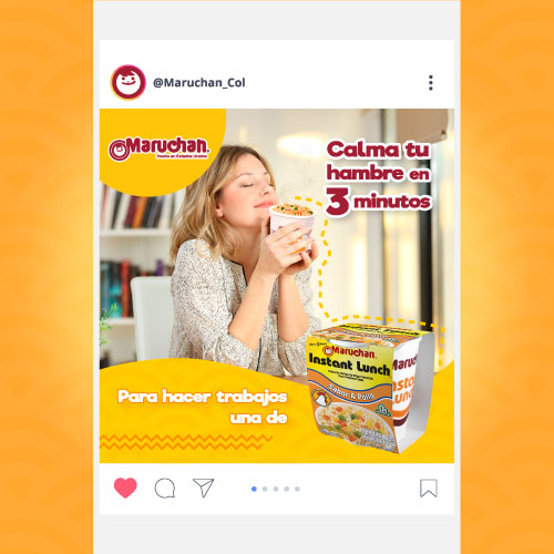 Portafolio Cosmonauta Creativo - Maruchan Redes Sociales